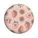 ZNDUO Pink Doodle Strawberries Pattern Spare Tire Cover Universal Spare Tire Wheel Covers 15 inch
