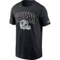 NIKE Herren Fanshirt Las Vegas Raiders Nike Essential Team T-Shirt, Größe XL in Schwarz