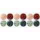 PARREN Bath Sponge 12 Pcs Rose Bath Ball Shower Sponges for Women Shower Parts Loofah for Men Shower Scrubber Back Loofah Pe Large Man Linger Loofah Dish Sponge