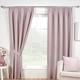 Sundour Eclipse Blackout Pencil Pleat Curtains Rose Pink 46x72 Fully Lined Curtain Taped Top