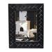 Ebern Designs Woven Photo Frame - Contemporary Polyresin Decorative Picture Frame - Family Photo Display in Black | 10 H x 1 W x 1 D in | Wayfair