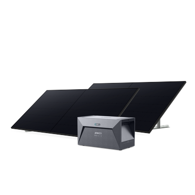 Anker SOLIX Balkonkraftwerk mit Speicher 1080Wp Solarmodul mit Bodenhalterungen