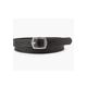 Ledergürtel LEVI'S "WOMEN'S LUX LEATHER BELT" Gr. 100, schwarz (regular black) Damen Gürtel Ledergürtel