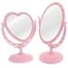 2Pcs Vanity Mirror Desk Mirror Makeup Mirror Dressing Table Mirror 360Â° Swivel Desktop Mirror