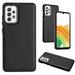 Case For Samsung Galaxy A12 Decase Minimalist Stylish PU Leather Slim Fit Phone Cover Anti-Scratch Anti-Fingerprint Lightweight Shockproof Case For Samsung Galaxy A12 - Black