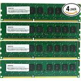 32GB (4x8GB) Memory RAM Compatible with Lenovo ThinkServer RS140 ECC Unbuffered DDR3 by Simmtec