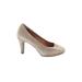 Clarks Heels: Tan Shoes - Women's Size 7 1/2