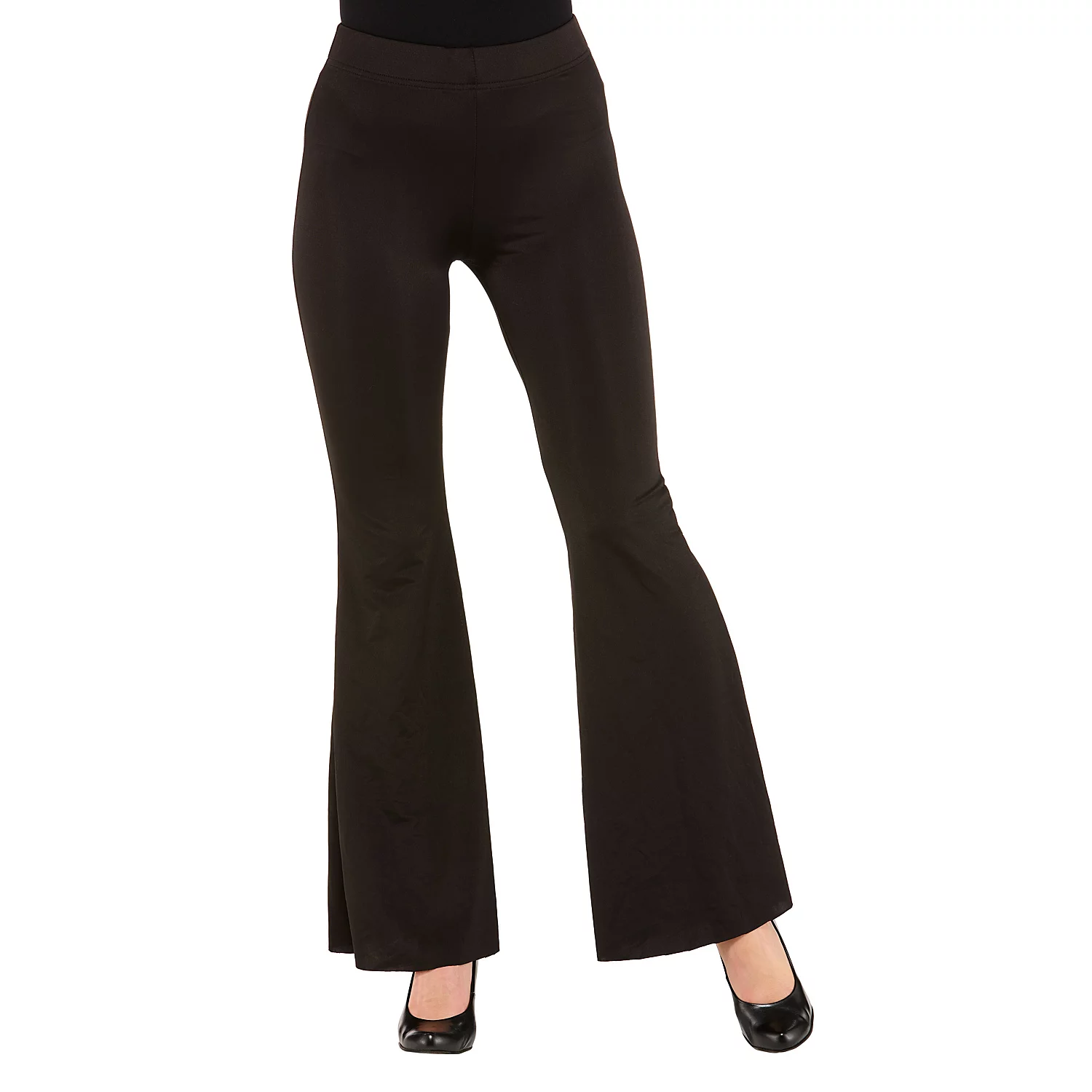 Schlag-Leggings für Damen, schwarz