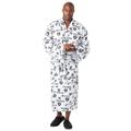 Men's Big & Tall NFL® polar fleece robe by NFL in Raiders (Size XL/2XL)