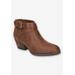 Wide Width Women's Uttara Bootie by Bella Vita in Tan (Size 10 W)