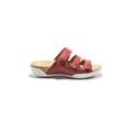 Wide Width Women's Delight Sandal by Hälsa in Red (Size 8 1/2 W)