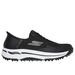 Skechers Men's Slip-ins: GO GOLF Arch Fit - Line Up Shoes | Size 12.0 Extra Wide | Black/White | Leather/Textile/Synthetic