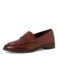 MARCO TOZZI by Guido Maria Kretschmer Herren Slipper aus Leder Elegant, Braun (Cognac), 45 EU