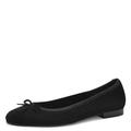 Tamaris Damen Klassische Ballerinas, Frauen Flats,Abendschuhe,Slip-ons,Freizeitschuhe,sportlich,Ballerinen,Pumps,Halbschuhe,flach,Black,38 EU