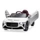 Hanstore Electric Kids Ride on Car, Bentley Licensed Cars for Kids, 12V Electric Kid Car with Toy Two Motors Parent Remote Control, Foot Pedal, 2 Speeds, MP3, USB Port, LED Headlights (White)