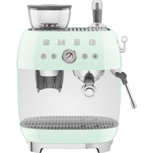 „SMEG Espressomaschine „“EGF03PGEU““ Kaffeemaschinen mit integrierter Kaffeemühle grün (pastellgrün) Espressomaschine“