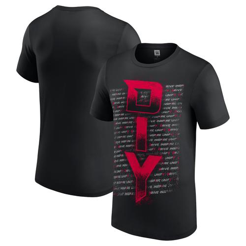 WWE DIY Drive Inspire Unify T-Shirt - Schwarz - Herren