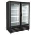 Valpro VP2F-48M 54" 2 Section Display Freezer w/ Swing Door - Bottom Mount Compressor, White, 115v, 48 cu. ft