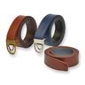 Set Of 3 Reversible Leather Belts