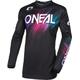 Oneal Element Voltage schwarz/pinkes Damen Motocross Jersey, schwarz-pink, Größe XL