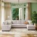 Living Room Sectional Couch Large U-Shaped Upholstered Sectional Sofa