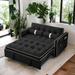 Pull Out Sleep Sofa Bed Loveseats Sofa 55.5W 38.5D 30.5H