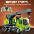 Walmeck Remote Control Mixing Toy 1/14 Electric Construction Vehicle with Lights - Ideal Boy s Gift