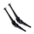 2 Pieces Metal RC CVD Driveshaft RC Car Upgrades Parts for 1:16 Scale RC Car Black