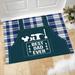 Happy Fathers Day Welcome Mat - Christmas Doormat - Christmas Doormat Outdoor - Christmas Door Mat - Outdoor Christmas Mats for Front Door(A129 S)