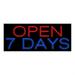 Open 7 Days-LED Dots Sign Made in USA