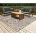 Liora Manne Malibu Ikat Indoor Outdoor Area Rug Neutral