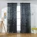 iOPQO Blackout Curtains Curtains for Living Room 1PCS Christmas Snowflake Curtain Tulle Window Treatment Voile Drape Valance Curtains & Drapes Window Curtains