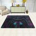 XMXY Area Rugs Doormat Outdoor Entrance Purple Gamer Zone Game Controller Facecloth Non-slip Floor Mat Rug for Living Room Kitchen Sink Area Indoor 36 x24