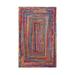 Jaipur Art And Craft Natural Fiber Chindi Cotton Handmade 2x10 Square feet (60x300 cm) Runner Area Rug