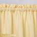 Tier Curtains Waffle Weave Textured Short Curtain for BathroomWindow Covering Kitchen Cafe Curtains Set of 2
