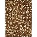 SAFAVIEH Soho Chase Floral Wool Area Rug Brown/Ivory 3 6 x 5 6