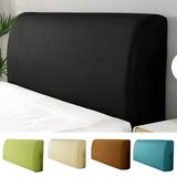 Vnanda Bed Headboard Cover Stretch Bed Headboard Cover Bed Headboard Slipcover Protector Solid Color Dustproof Bed Head Cover for Twin Full Queen King Size Bed