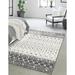 Unique Loom Alami Tribal Trellis Rug Rectangle 9 0 x 12 0 Ivory and Gray Modern Trellis Living Room Bed Room Dining Room