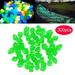 Wozhidaoke Home Decor Glow Stone 300 Pcs Garden Decoration Glow In The Dark Luminous Pebbles Stones Wedding Christmas Decorations