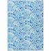 Addison Rugs Surfside ASR37 Blue 8 x 10 Indoor Outdoor Area Rug Easy Clean Machine Washable Non Shedding Bedroom Living Room Dining Room Kitchen Patio Rug