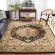 Safavieh Handmade Heritage Asia Traditional Oriental Wool Rug Black/Gold 11 x 15 12 x 15 Indoor Living Room Bedroom Dining Room Rectangle