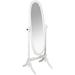 Floor Mount International Cheval Standing Mirror 59.5 Height White