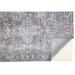 HomeRoots 515051 4 x 6 ft. Blue Gray & Orange Floral Rectangle Area Rug