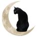 Halloween Metal Sign Black Cat Moon Wall Hanging 11.8 x 11.8 Back Cat Metal Sign Wall Decoration for Halloween Decorations Wall Art Home Office Bedroom Living Room Bathroom Courtyard Wall Decor