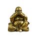 Maitreya Buddha Statue Big Belly Buddha Ornament Aesthetic Art Laughing Buddha Figurines for Birthday Gift Bookshelf Anniversary Restaurant Not To Talk