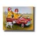 Epic Graffiti 1959 Murray Fire Truck by David Lindsley Canvas Wall Art 34 x26