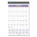 Repositionable Wall Calendar 15.5 x 22.75 White/Blue/Red Sheets 12-Month (Jan to Dec): 2024 | Bundle of 2 Each