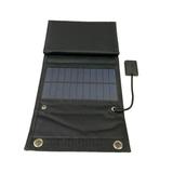 NewSoul 12W Solar Folding Bag Charger Folding Solar Charger 5V/2A Max Portable Solar Charger IP65 Waterproof Lightweight Efficient SunPower Solar Panel