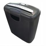 6 Sheets Paper Shredder Commercial Cross-Cut Paper Shredder with Wastebasket for Office Home Black