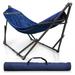 Tranquillo Universal 106.5 Double Hammock w Adjustable Stand & Bag Aegean